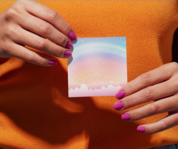 Dreamy Rainbow Skies Sticky Note