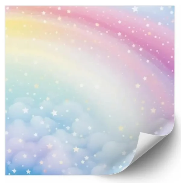 Dreamy Rainbow Skies Sticky Note - Image 4