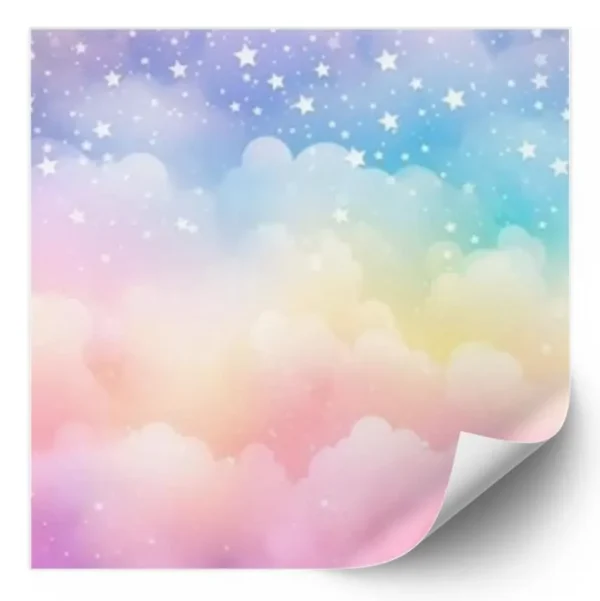 Dreamy Rainbow Skies Sticky Note - Image 8