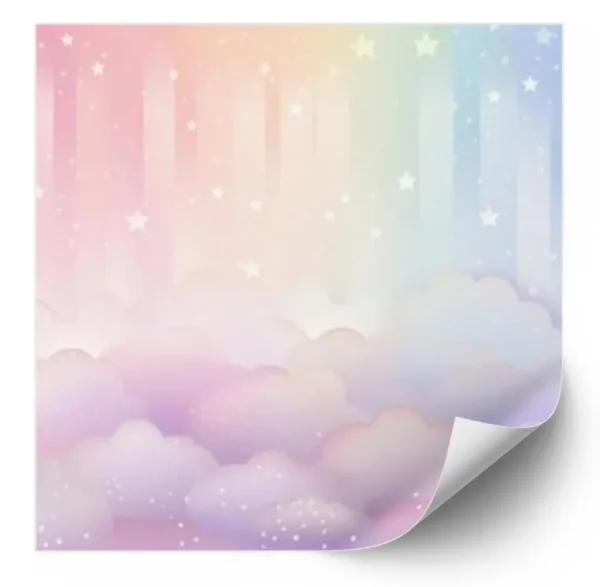 Dreamy Rainbow Skies Sticky Note - Image 10