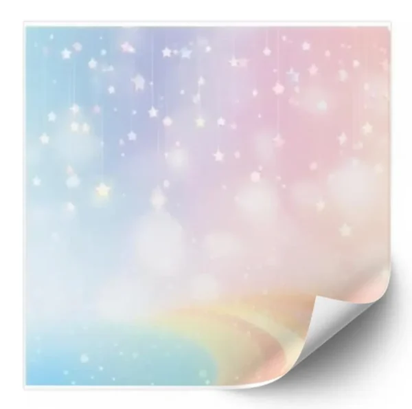 Dreamy Rainbow Skies Sticky Note - Image 11