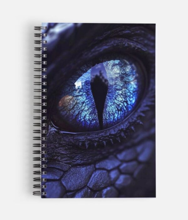 Azanthys’ Gaze: Purple Flame Notebook